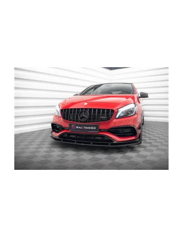 Lame avant Street Pro Mercedes A 45 AMG Aero W176 restylée noir mat