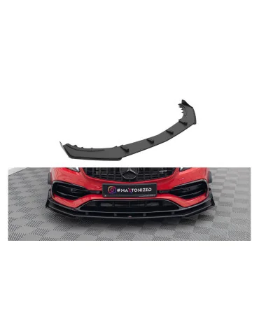 Lame avant Street Pro + flaps Mercedes A 45 AMG W176 noir mat