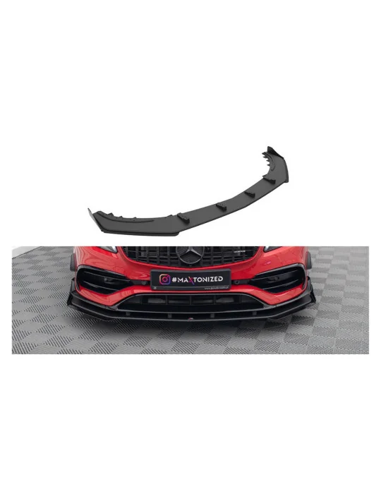 Lame avant Street Pro et flaps A 45 AMG W176 noir mat Maxton Design