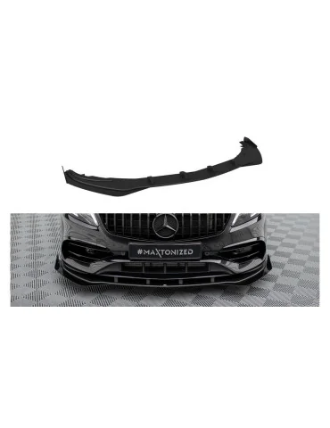 Lame avant Street Pro + flaps Classe A AMG-Line W176 noir mat
