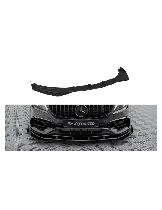 Lame avant Street Pro et flaps Classe A AMG-Line noir mat Maxton Design