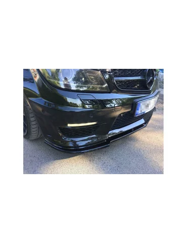 Lame avant Mercedes C63 AMG W204 / S204 restylée noir brillant