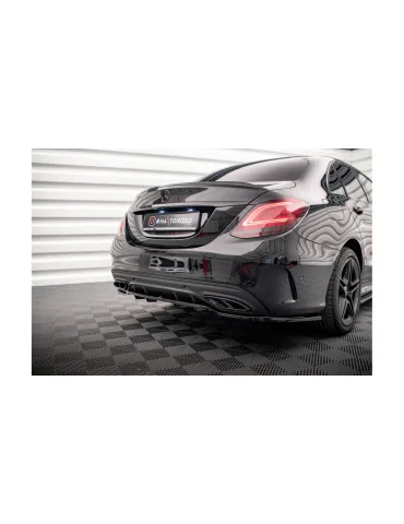 Diffuseur arrière central Classe C AMG-Line W205 restylée à barres