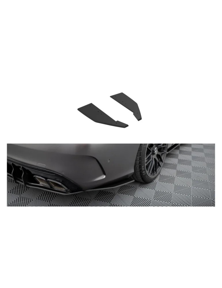 Rajouts arrière Street Pro C63 AMG W205 restylée noir mat