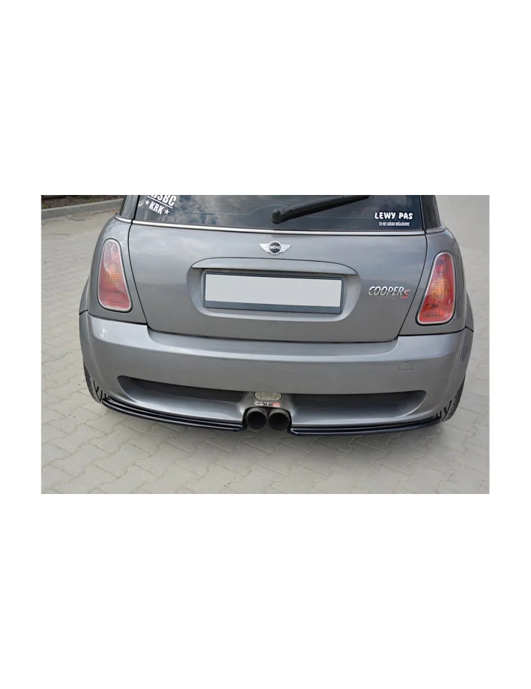 Rajouts arrière latéraux Mini Cooper S JCW R53 2003-2006 noir brillant