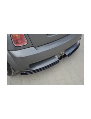 Rajouts arrière latéraux Mini Cooper S JCW R53 2003-2006 noir brillant