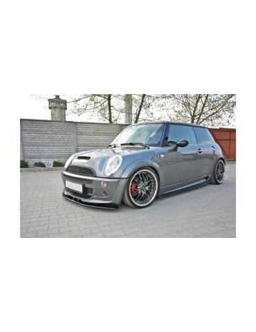 Lame avant Mini Cooper S JCW R53 2003-2006 noir brillant