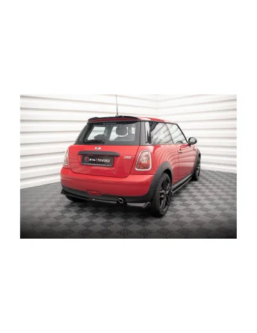 Rajouts arrière latéraux Mini One R56 2006-2010 noir brillant