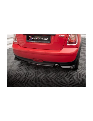 Rajouts arrière latéraux Mini One R56 2006-2010 noir brillant