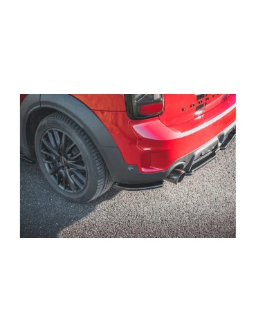 Rajouts arrière latéraux Mini Countryman II F60 JCW noir brillant
