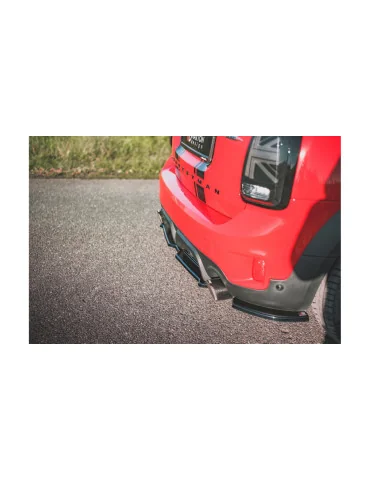 Rajouts arrière latéraux Mini Countryman II F60 JCW noir brillant