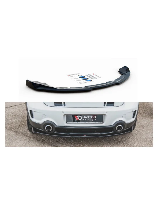 Splitter arrière central Mini Countryman R60 JCW noir brillant Maxton Design