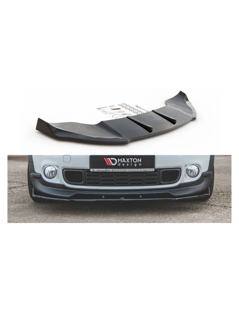Lame avant Mini Countryman I R60 JCW noir brillant