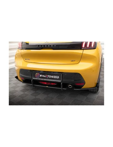 Splitters latéraux arrière Street Pro Peugeot 208 II GT + flaps