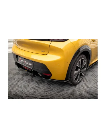 Splitters latéraux arrière Street Pro Peugeot 208 II GT noir