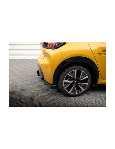 Splitters latéraux arrière Street Pro Peugeot 208 II GT noir