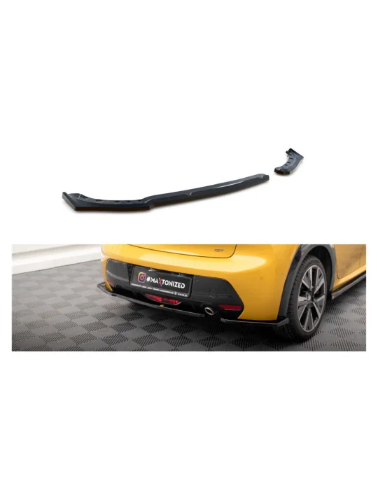 Splitters latéraux arrière Peugeot 208 GT noir brillant Maxton Design