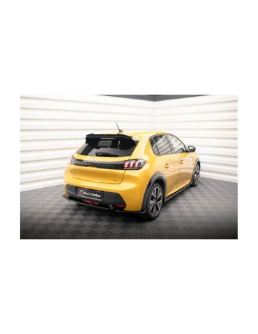 Splitters latéraux arrière Peugeot 208 II GT noir brillant