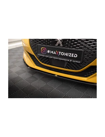 Lame avant Peugeot 208 II GT v.2 noir brillant
