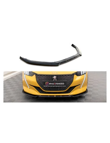 Lame avant Peugeot 208 II GT v.1 noir brillant