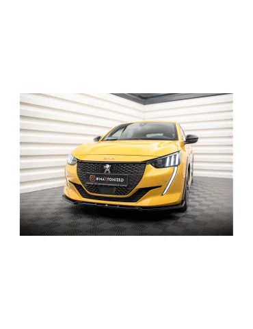 Lame avant Peugeot 208 II GT v.1 noir brillant