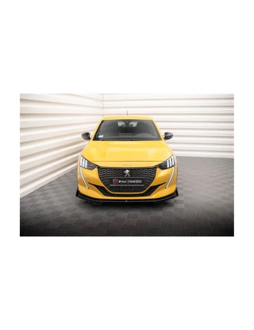 Lame avant Street Pro Peugeot 208 II GT + flaps noir