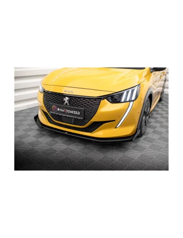 Lame avant Street Pro Peugeot 208 II GT + flaps noir