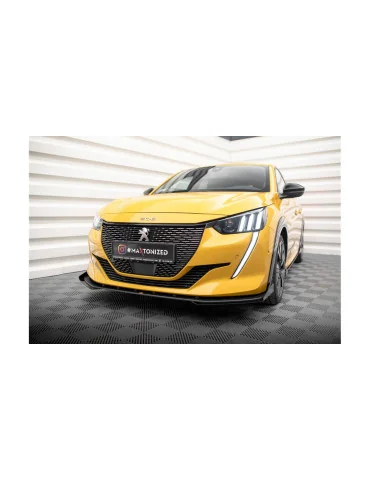 Lame avant Street Pro Peugeot 208 II GT + flaps noir