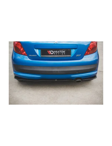 Splitters latéraux arrière Peugeot 207 Sport noir brillant