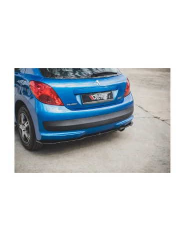 Splitters latéraux arrière Peugeot 207 Sport noir brillant