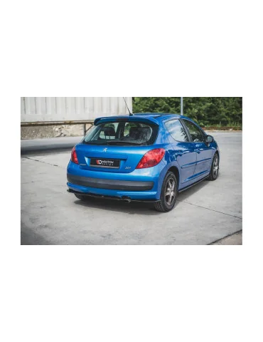 Splitters latéraux arrière Peugeot 207 Sport noir brillant