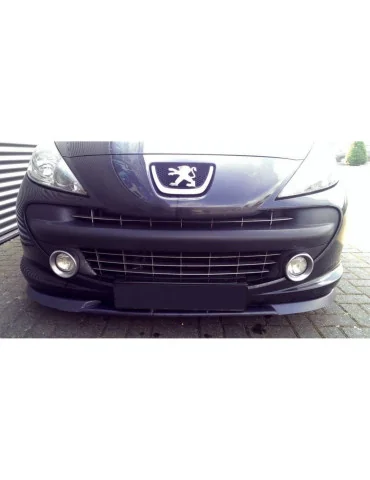 Lame avant Peugeot 207 avant restylage noir brillant