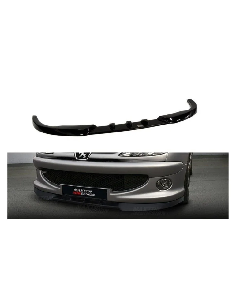 Lame avant Peugeot 206 GTi / S16 / CC noir brillant