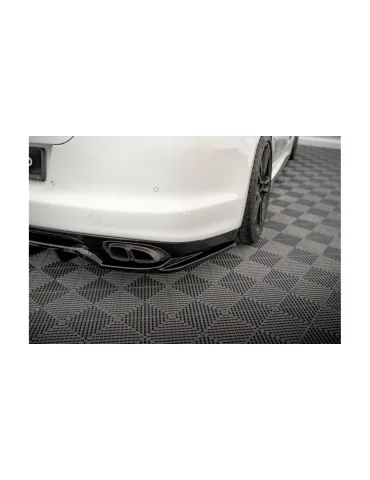 Splitter arrière central Panamera Turbo 970 avec diffuseur noir