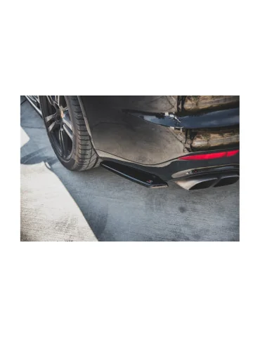 Splitters latéraux arrière Panamera Turbo 970 restylée noir brillant