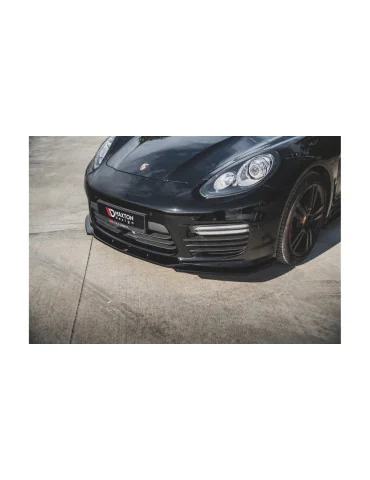 Lame avant Porsche Panamera Turbo 970 restylée v.2 noir brillant