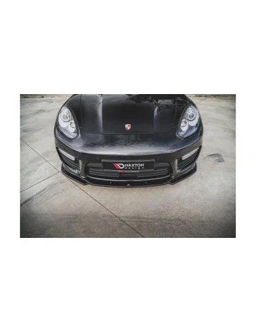 Lame avant Porsche Panamera Turbo 970 restylée v.2 noir brillant