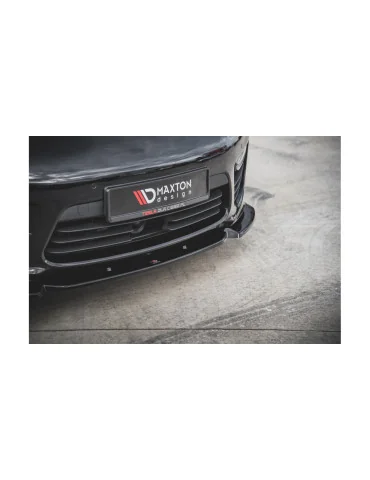 Lame avant Porsche Panamera Turbo 970 restylée v.1 noir brillant