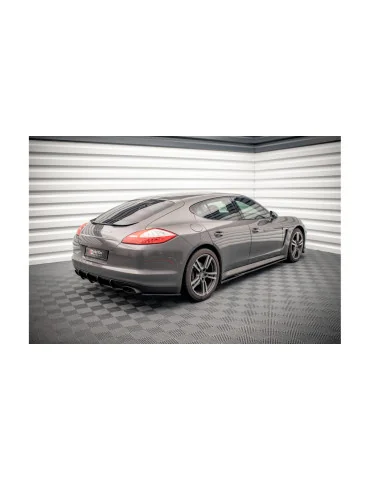 Splitters latéraux arrière Porsche Panamera / Diesel 970 noir brillant