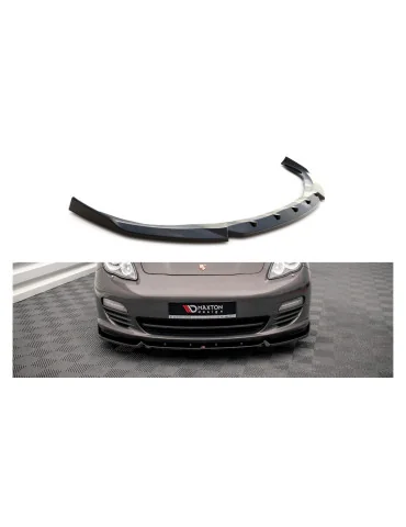 Lame avant Porsche Panamera / Diesel 970 v.2 noir brillant