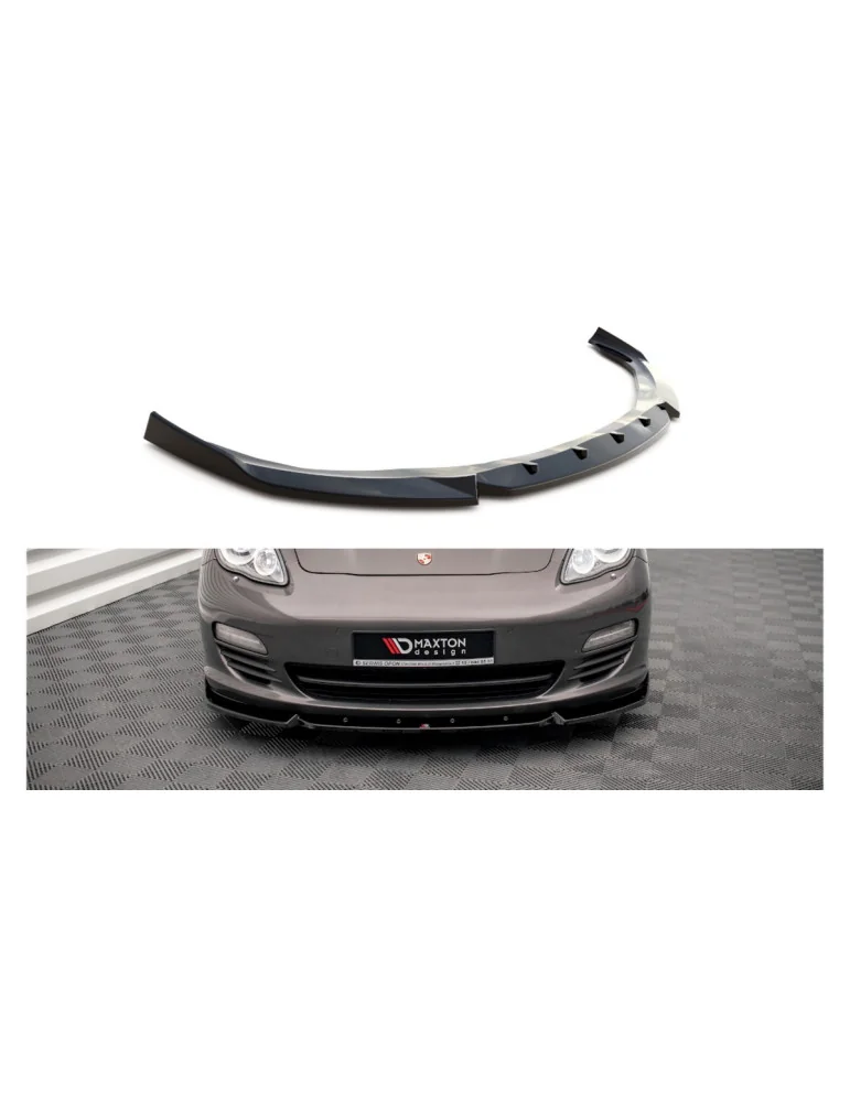 Lame avant Porsche Panamera / Diesel 970 v.2 noir brillant