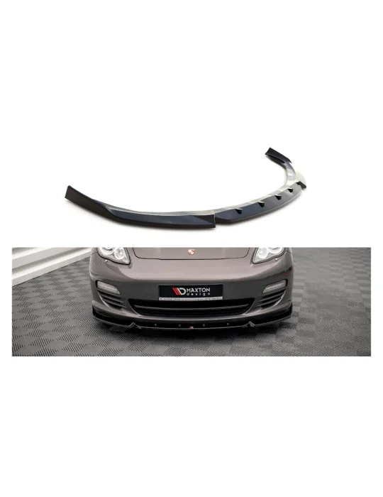Lame avant Porsche Panamera 970 v.2 noir brillant Maxton Design