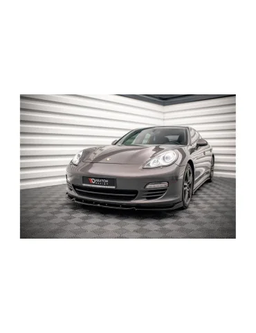 Lame avant Porsche Panamera / Diesel 970 v.2 noir brillant