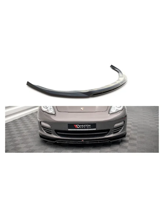 Lame avant Porsche Panamera 970 v.1 noir brillant Maxton Design