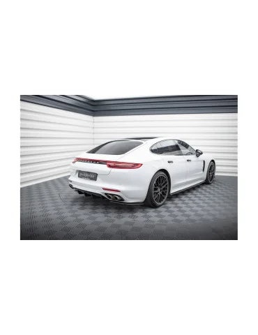 Splitters latéraux arrière Porsche Panamera GTS 971 noir brillant