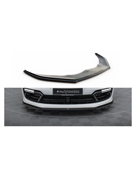 Lame avant Porsche Panamera GTS 971 noir brillant Maxton Design