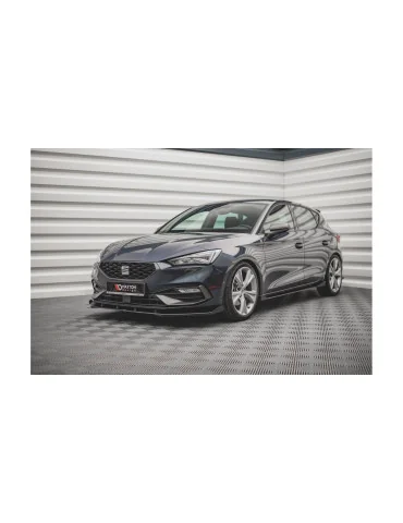 Lame avant Street Pro + flaps Seat Leon FR IV noir