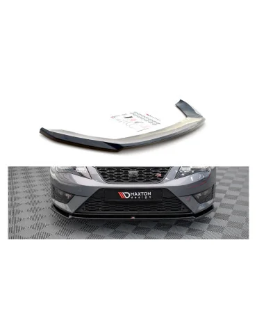 Lame avant v.2 Seat Leon III FR / Cupra 2012-2016 noir brillant