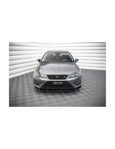 Lame avant v.1 Seat Leon III FR / Cupra 2012-2016 noir brillant