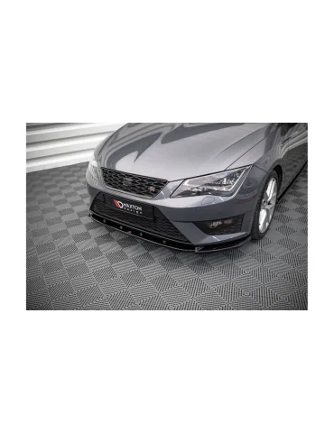 Lame avant v.1 Seat Leon III FR / Cupra 2012-2016 noir brillant